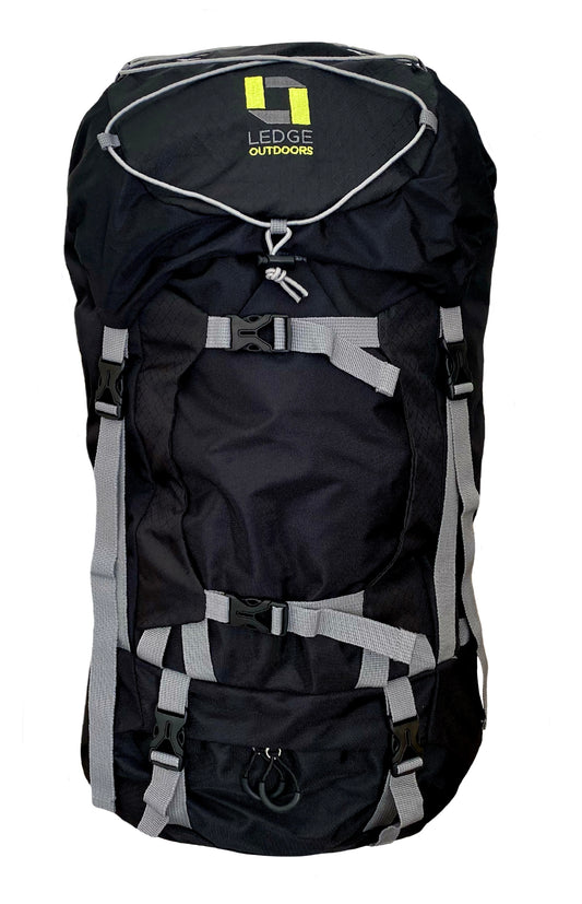 Kinetic 40 Liter Hiking Backpack (Black)