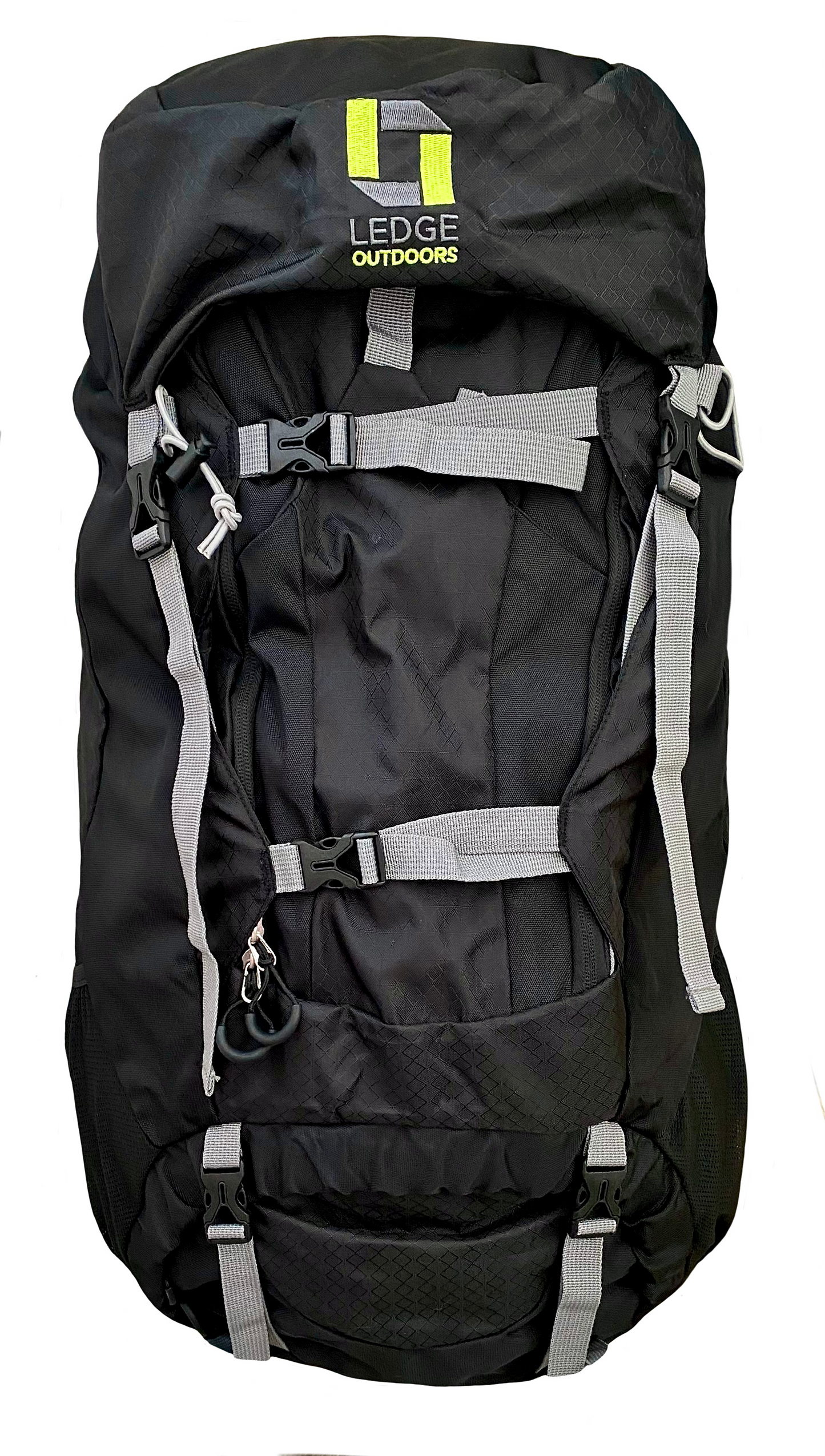 Kinetic 60 Liter Hiking Backpack (Black)