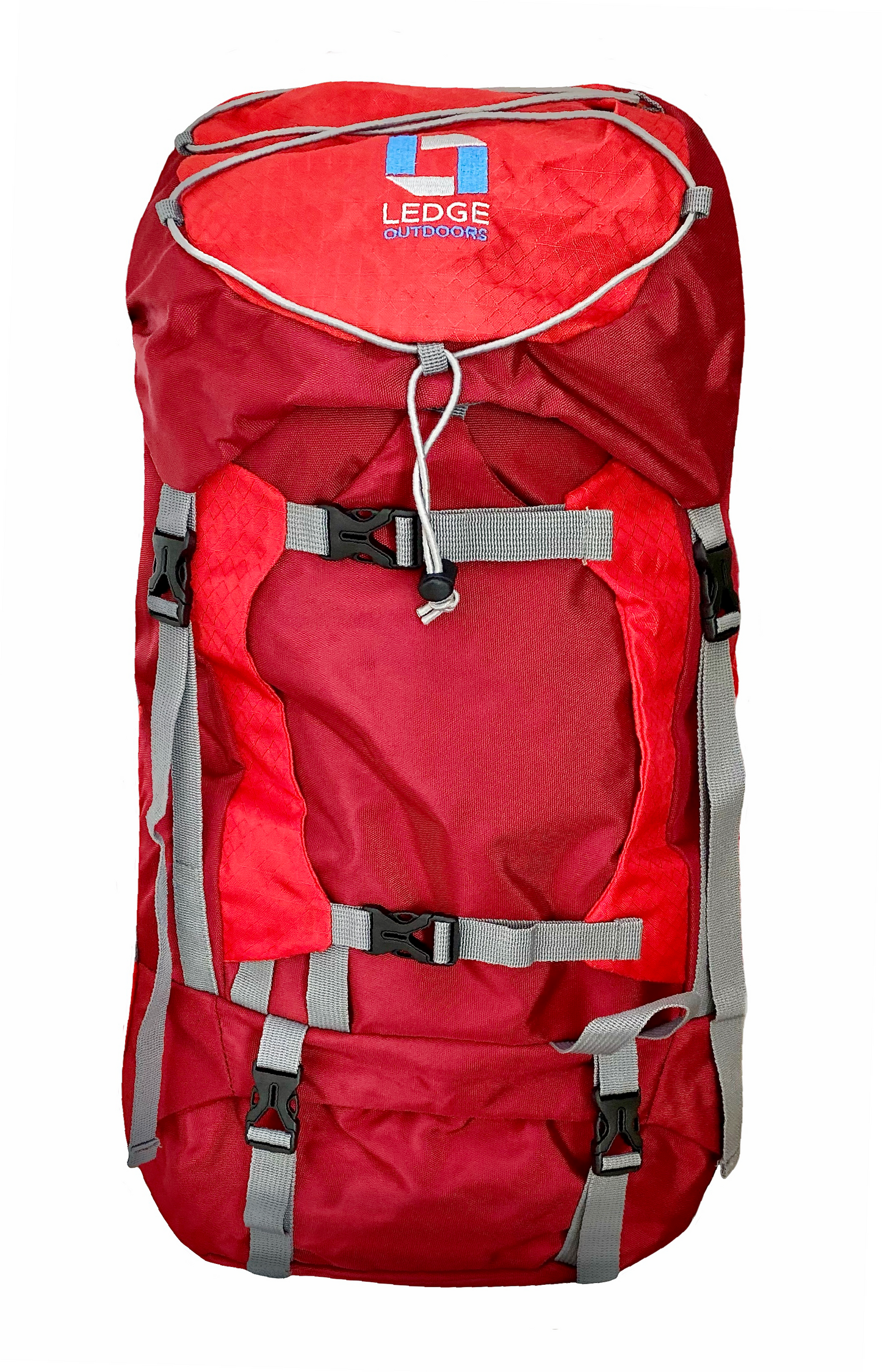 Kinetic 40 Liter Hiking Backpack (Red)