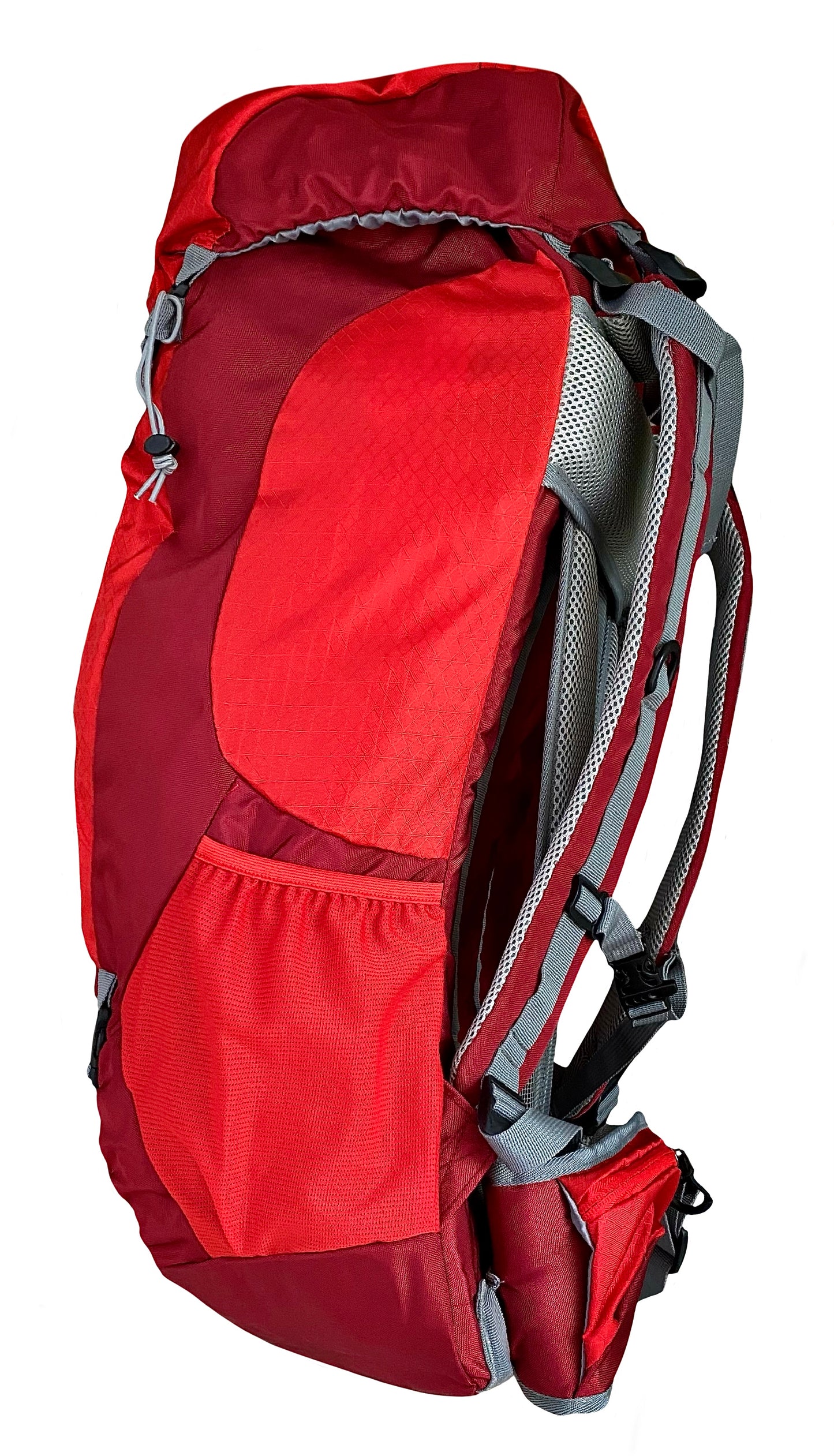 Kinetic 60 Liter Hiking Backpack (Red)